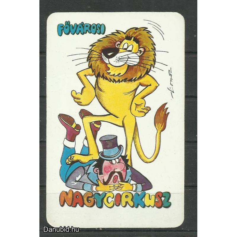 1985. -  Magyar cirkusz és varieté - kártyanaptár