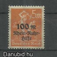 1923 .- Deutsches Reich - MNH/** -  100 Márka segély - felülnyomott