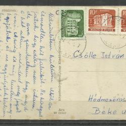 1961.- Tápiósülyi - képeslap - futott