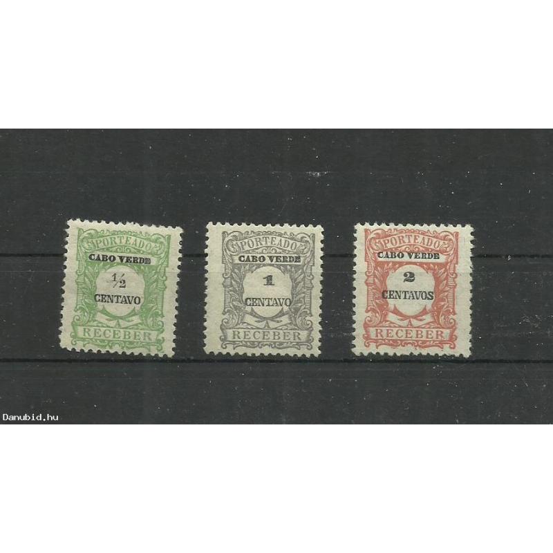 1900. - Portugália - Cabo Verde -gyarmat