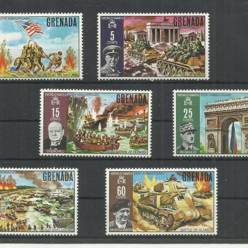 1970.- Grenada - MNH/** - 25.évforduló a II Világháború befejezésének