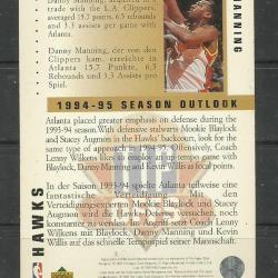 1995-96.- Kosárlabda - Danny Manning - gyűjthető kártya