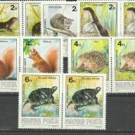 1986.- Védett hazai kisállatok  sor - MNH/** - dupla