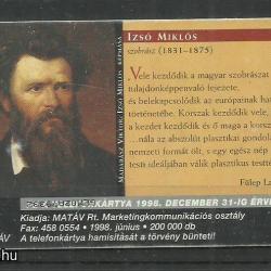 1998.- Táncoló paraszt - Magyar Telefonkártya - Terrakotta