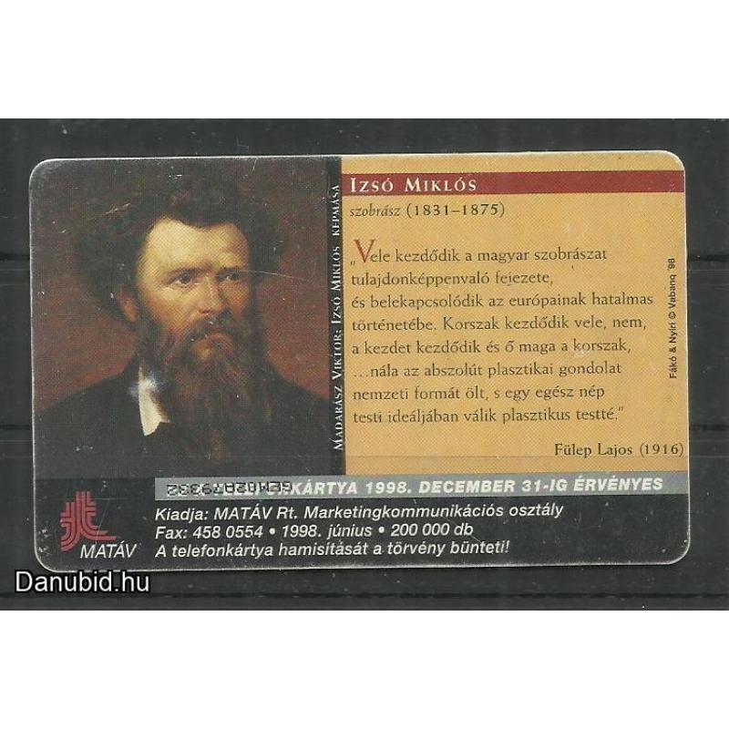 1998.- Táncoló paraszt - Magyar Telefonkártya - Terrakotta