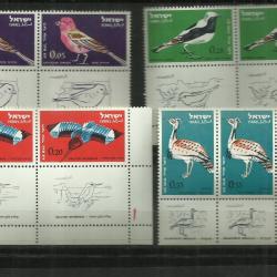 1968.- Izrael - MNH/** - madarak -tabbal