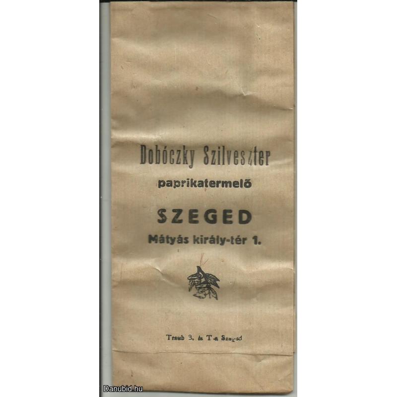 1930.- Szeged - Dobóczky Szilveszter -paprikatermelő