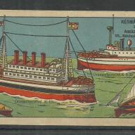 1920.-  1 db számolócédula - Árkád - Késmárky - hajó