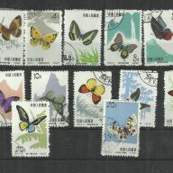 1963.- Kínai - MNH/** - Pillangó sor