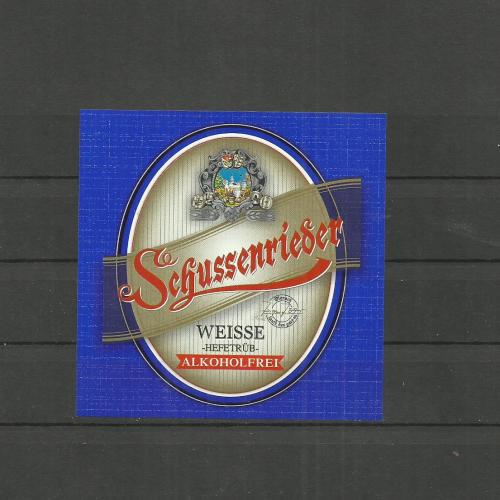 Címke-sör címke-Schussenrieser