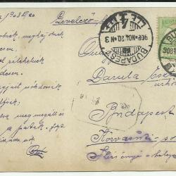 1908.- Vidd el - futott képeslap