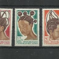 1967.- Közép-afrikai Köztársaság - MNH/**-  Női hajviselet