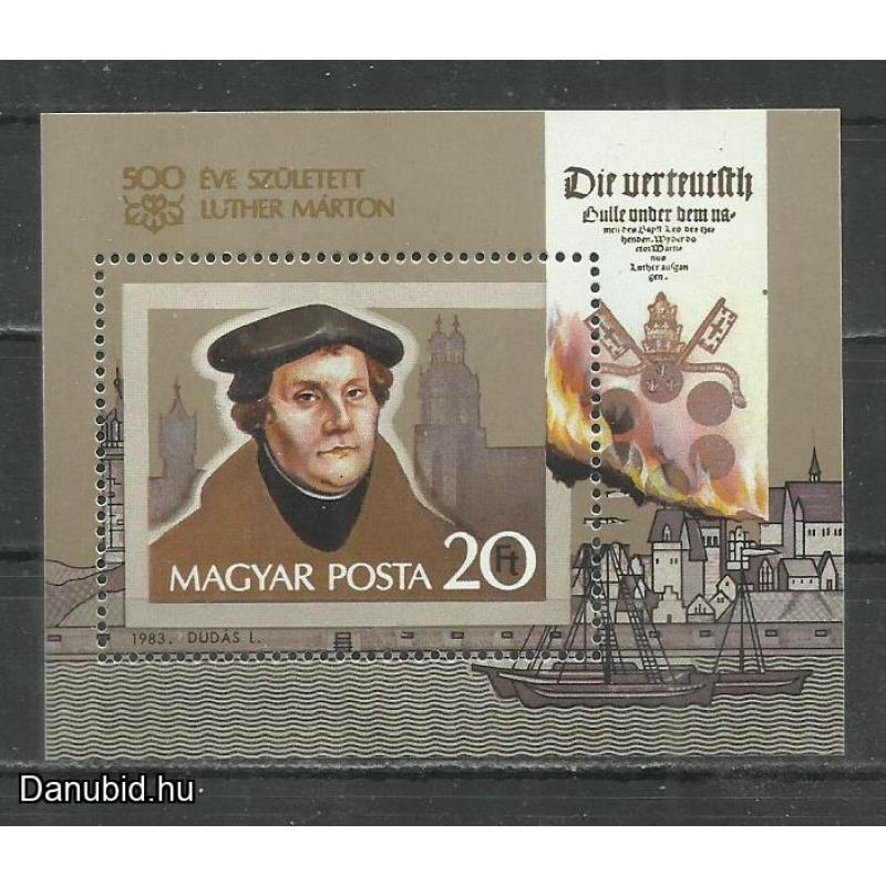 1983.- Luther Márton - blokk - MNH/**