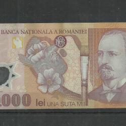 100 000 lei Románia  polimer használt.