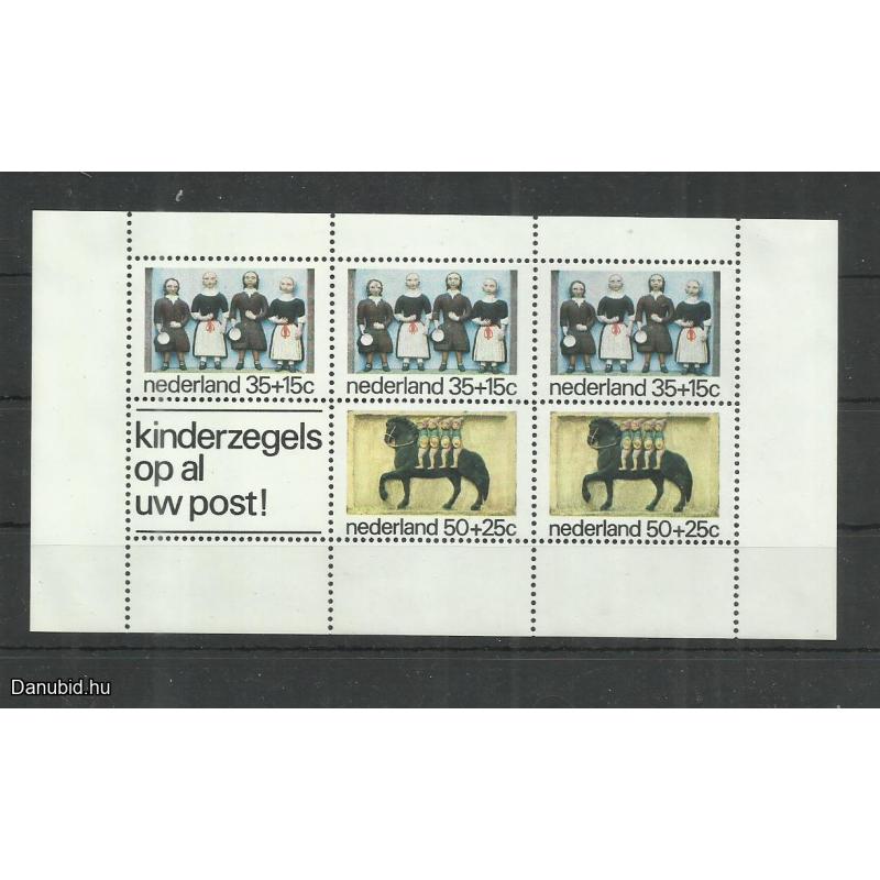 1975.- Hollandia - MNH/** - blokk - Gyermekbélyegek