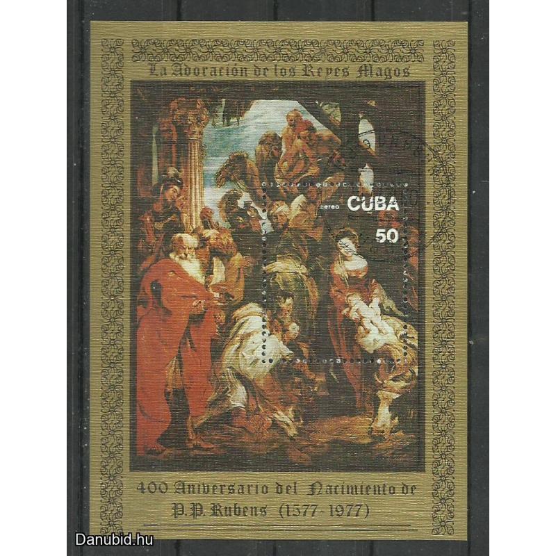 1977.- Kuba -Cuba -MNH/**-  blokk - Rubens - festmény