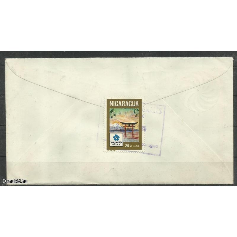 1970.- Nicaragua - Nakaraguai levél Magyarországra - légiposta -sport