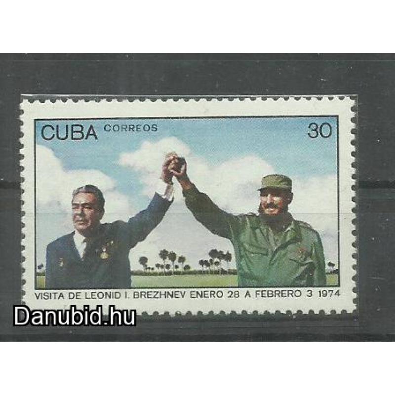 1974.- Kuba -MNH/** - Brezsnyev látogatása Fidelnél