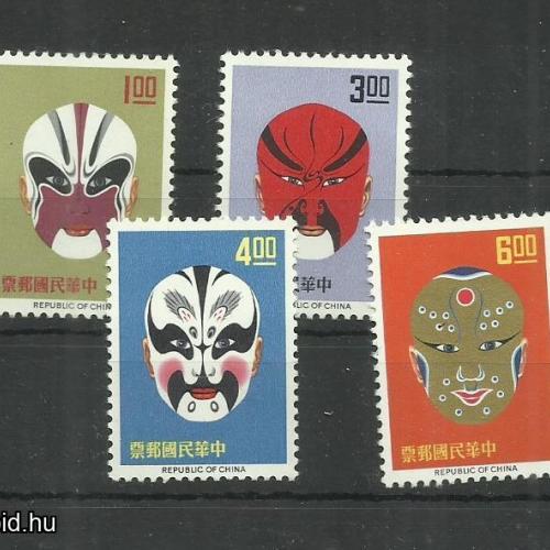 1966.- Kínai - MNH/**- Arc és maszkfestészet