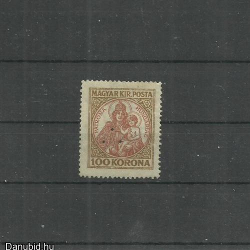 1921. - Koronás Madonna - MNH/** hármaslyukkal 100 korona