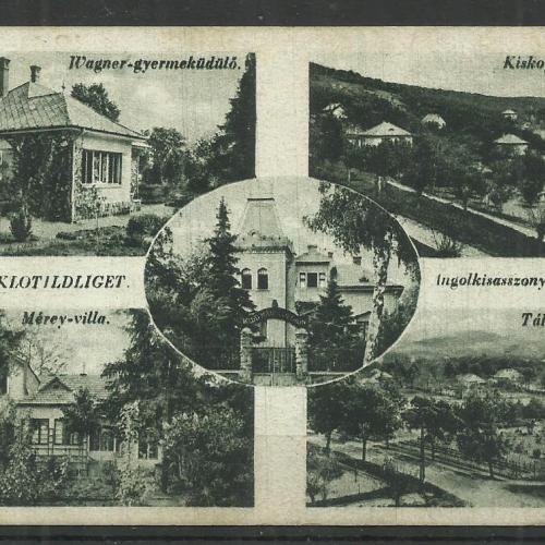 1940.- Klotild liget - látkép - képeslap -tábori posta