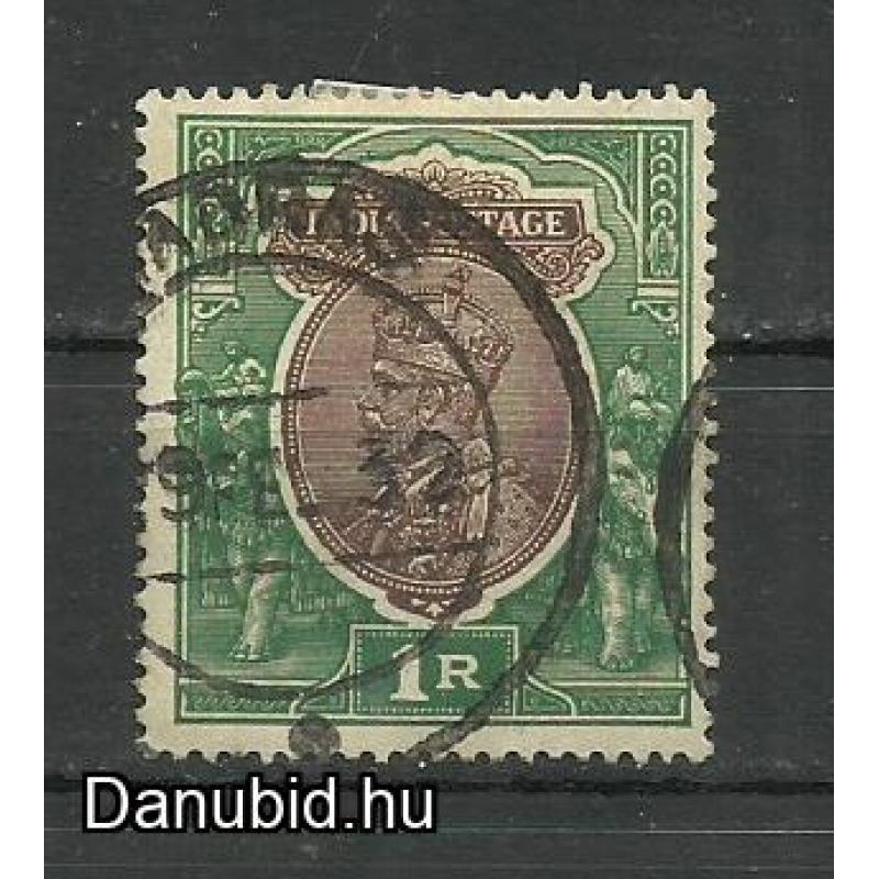 1912.- India - 1 Rúpia - V. György király