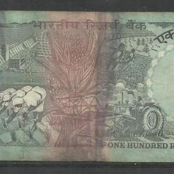 1962 .-  India  - 100 rupia -  használt