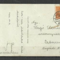 1936.- Miskolc - Korona szálloda - képeslap