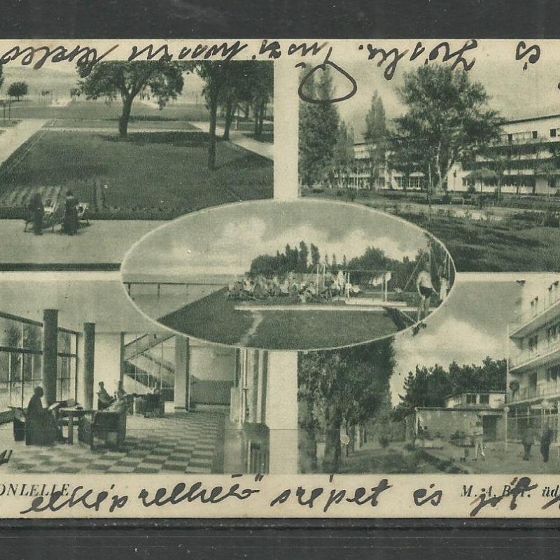 1946.- Balatonlelle - Képeslap - futott