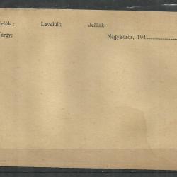 1940.- Szalay Ambrús - Nagykőrös - Gyarmatárúkereskedő