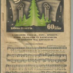 1938.- Sláger album- zene történeleem - Szögedi csárdás