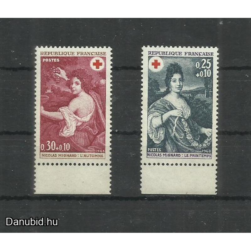 1968.- Franciaország - MNH/** - Vöröskereszt -2 db klt