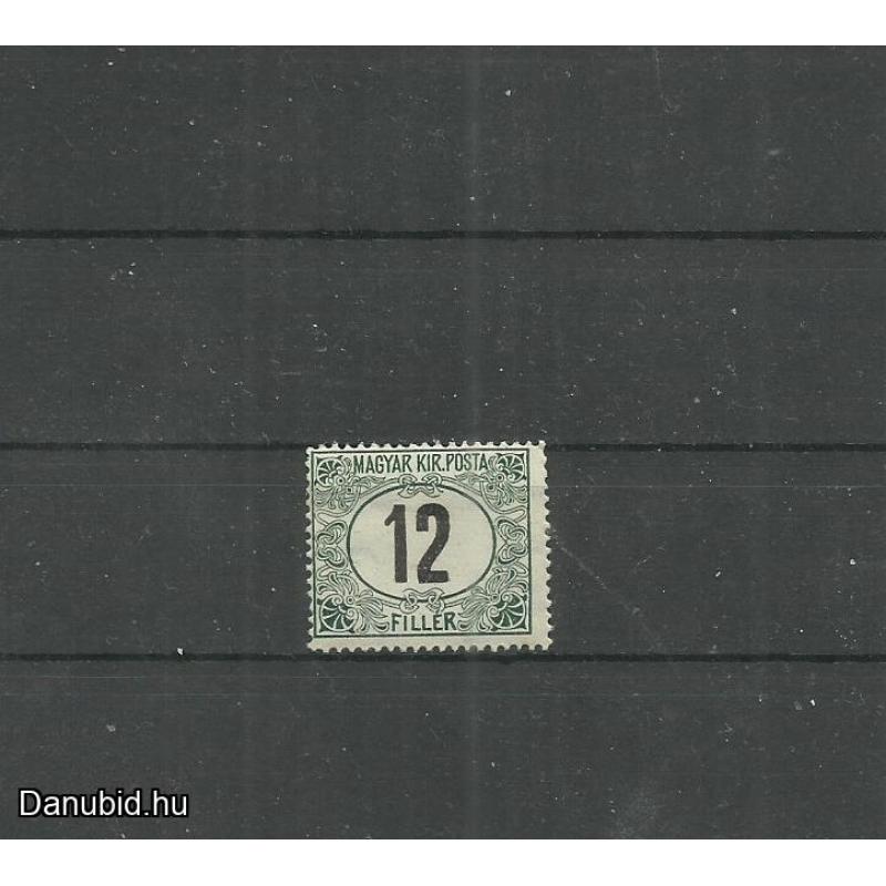 1908.- Zöld portó - (III.)- MNH/** - 12 fillér