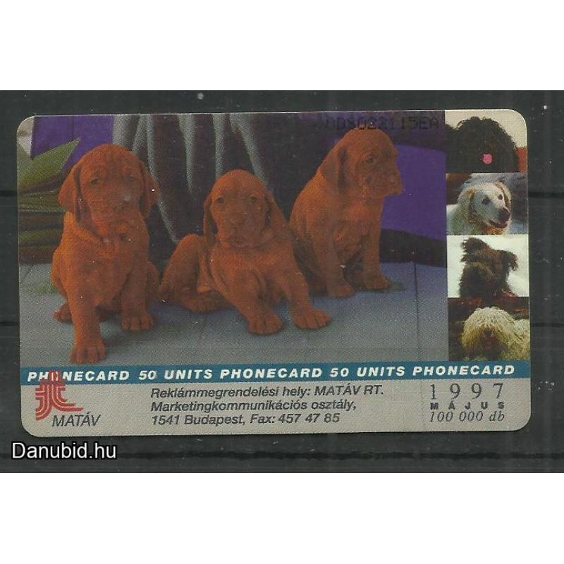 1997.- MATÁV - Magyar Telefonkártya - Vizsla