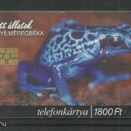 1999.- MATÁV - Védett állatok - Magyar Telefonkártya - Béka