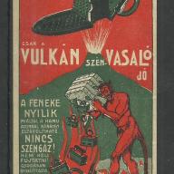 1920.- 1 db - számolócédula - Vuikán -vasaló