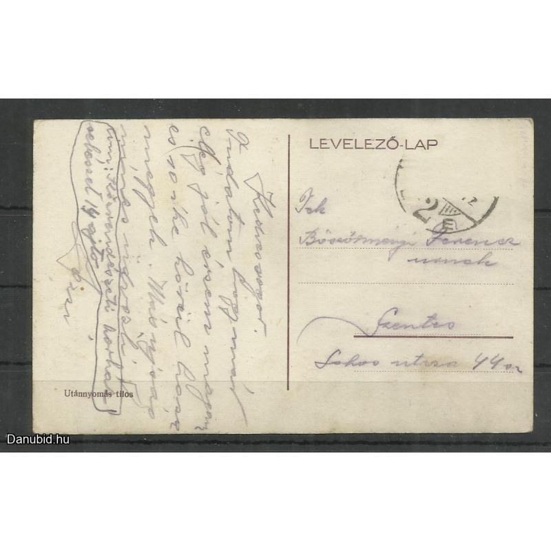 1931.- Szeged - futott képeslap - Fogadalmi templom
