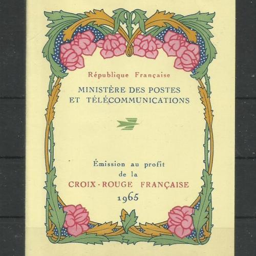 1965.- Franciaország - MNH/** - Vöröskereszt - bélyegfüzet
