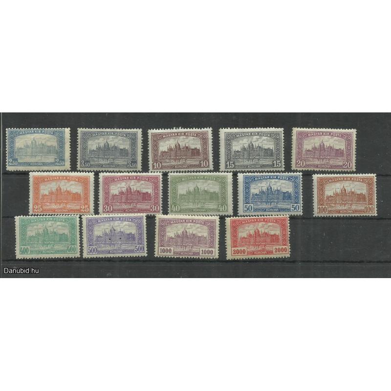 1921/23.- Parlament - MNH/** - 14 db