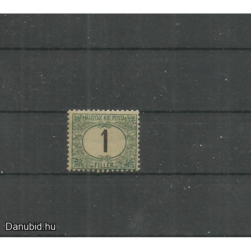 1903.- Zöld portó - (I.)- MNH/** - 1 fillér
