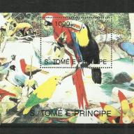 São Tomé és Príncipe -MNH/** - blokk -tukán