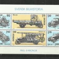 1980.- Svédország - MNH/** - blokk - autótörténelem