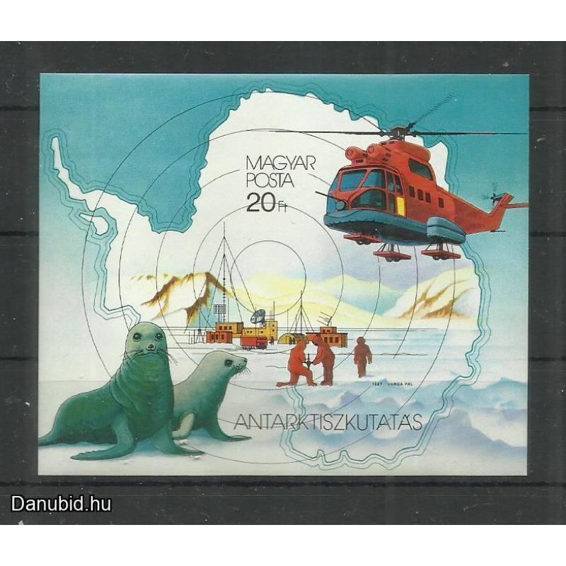 1987.- Sarkkutatás - MNH/** - vágott blokk