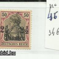 1905-06.- Deutsches Reich -MNH/**-Posta Törökországban - 2 1/2 piaster