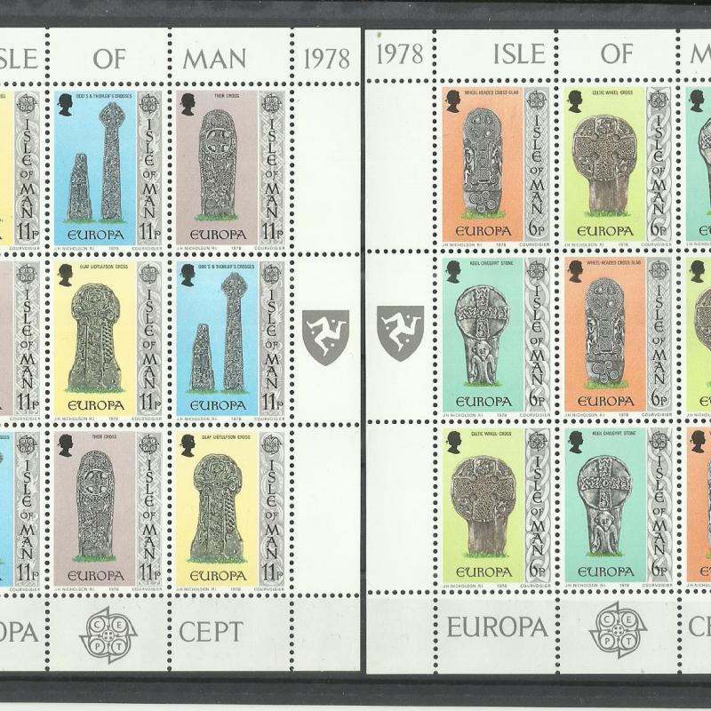 1978.- Man sziget - Isle of Man - 2 db - blokk - MNH/**