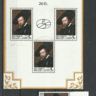 1977.- Belgium - MNH/** - blokk - festészet: P. P. Rubens – Önarckép
