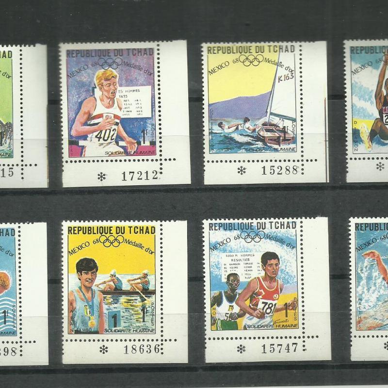 1968.- Csád - MNH/** - Mexico 68 - Olimpia - I