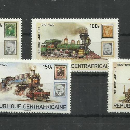 1969.- Közép-afrikai Köztársaság - MNH/**- Rowland Hill mozdonyok