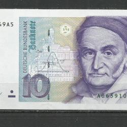 10 márka - 1989.- NSZK - Németország - UNC