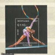 1987.- Nikaragua - blokk - MNH/** - Pan Amerikai játékok
